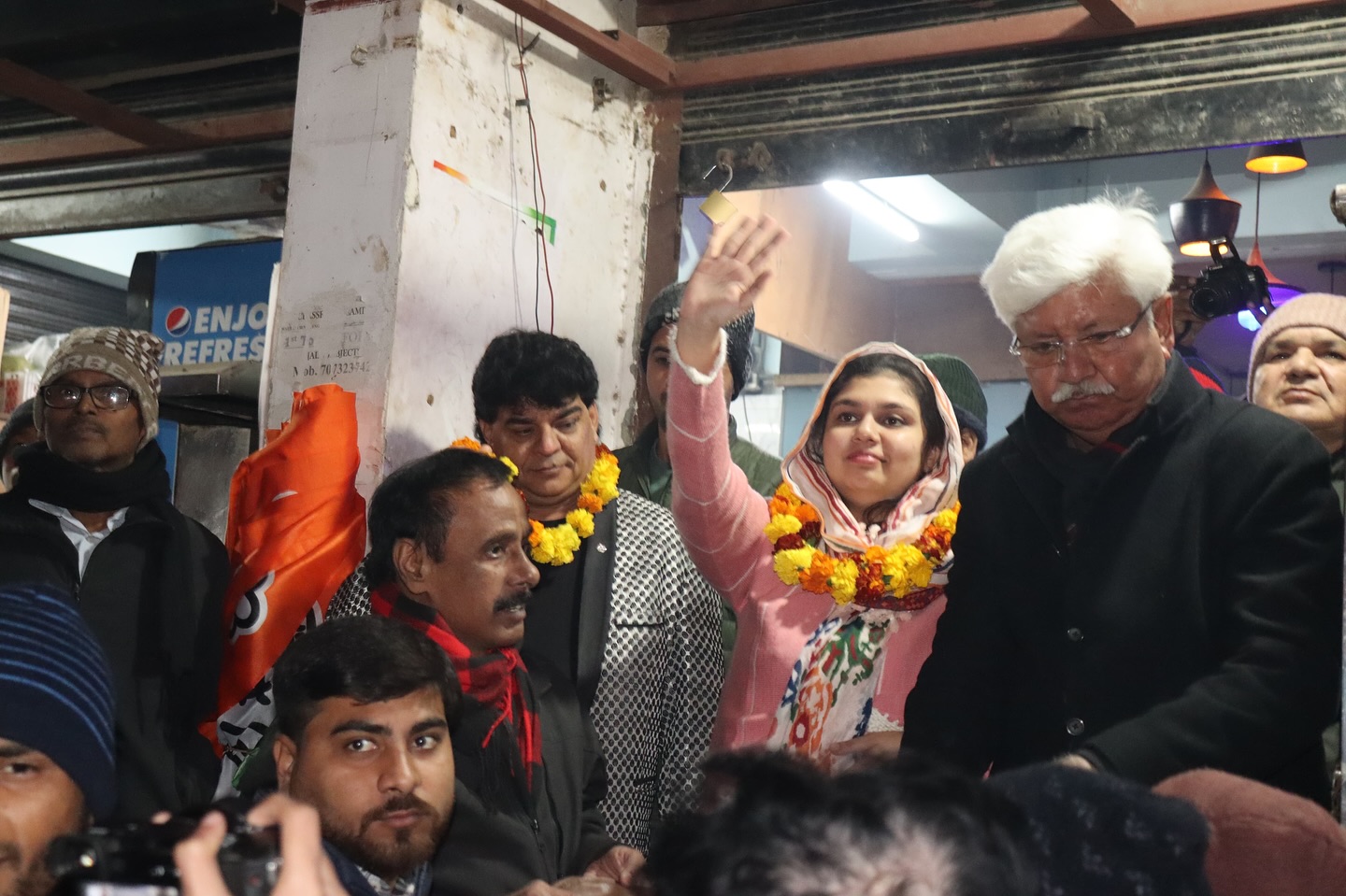 Ariba Khan inaugurated her office in Okhla assembly constituency